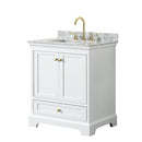 Deborah 30" Free Standing Single Vanity Set with Wood Cabinet and Marble Vanity Top - image 10