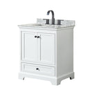 Deborah 30" Free Standing Single Vanity Set with Wood Cabinet and Marble Vanity Top - image 12