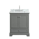 Deborah 30" Free Standing Single Vanity Set with Wood Cabinet and Marble Vanity Top - image 13