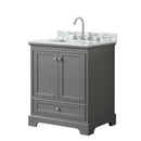 Deborah 30" Free Standing Single Vanity Set with Wood Cabinet and Marble Vanity Top - image 14