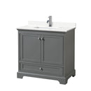 Deborah 36" Free Standing Single Basin Vanity Set with Cabinet and Quartz Vanity Top - image 14