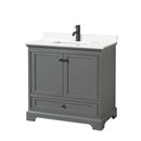Deborah 36" Free Standing Single Basin Vanity Set with Cabinet and Quartz Vanity Top - image 16