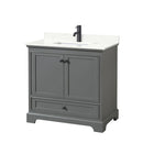 Deborah 36" Free Standing Single Basin Vanity Set with Cabinet and Quartz Vanity Top - image 17
