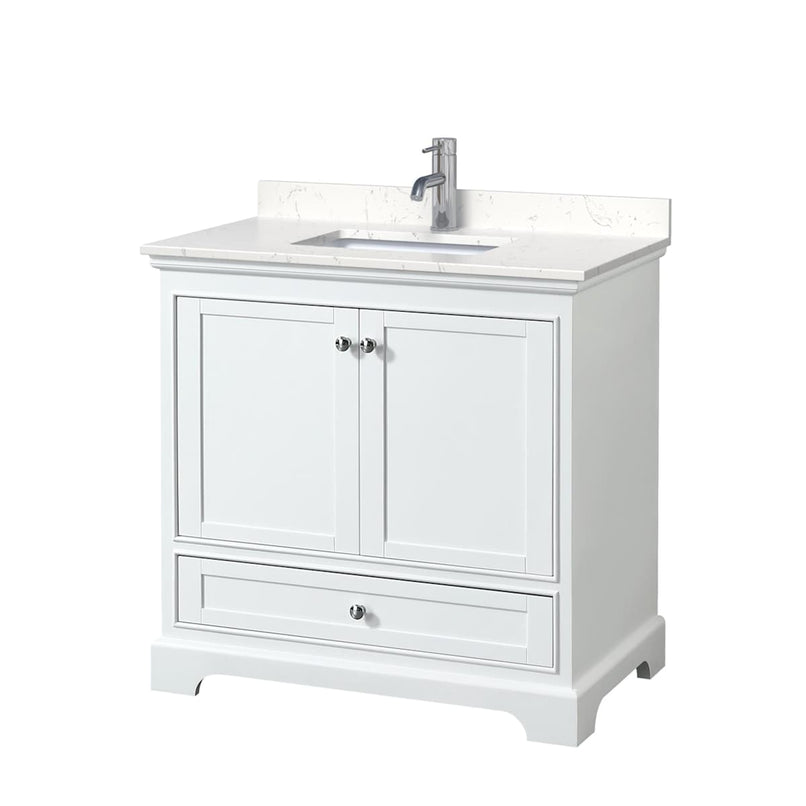 Deborah 36" Free Standing Single Basin Vanity Set with Cultured Marble Vanity Top - image 10