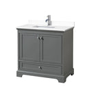 Deborah 36" Free Standing Single Basin Vanity Set with Cultured Marble Vanity Top - image 14