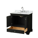Deborah 36" Free Standing Single Vanity Set with Wood Cabinet and Marble Vanity Top - image 12