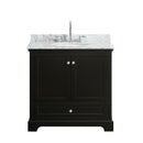 Deborah 36" Free Standing Single Vanity Set with Wood Cabinet and Marble Vanity Top - image 13