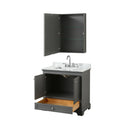Deborah 36" Free Standing Single Vanity Set with Wood Cabinet, Marble Vanity Top, and Medicine Cabinet - image 14