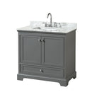 Deborah 36" Free Standing Single Vanity Set with Wood Cabinet and Marble Vanity Top - image 11