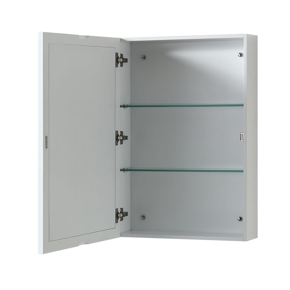 Deborah 35-1/4" Free Standing Single Wood Vanity Cabinet Only with Mirror - Less Vanity Top