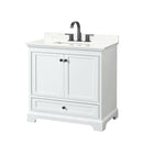 Deborah 36" Free Standing Single Basin Vanity Set with Cabinet and Quartz Vanity Top - image 1