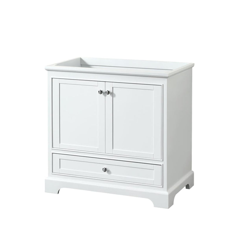 Deborah 35-1/4" Free Standing Single Wood Vanity Cabinet Only - Less Vanity Top - image 1
