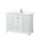 Deborah 48" Free Standing Single Basin Vanity Set with Cultured Marble Vanity Top - image 12