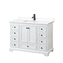 Deborah 48" Free Standing Single Basin Vanity Set with Cultured Marble Vanity Top - image 13