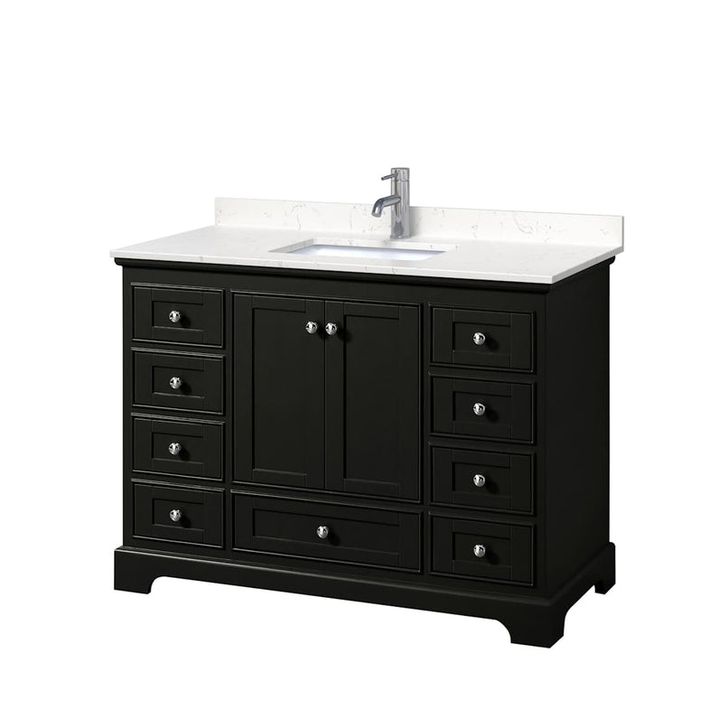 Deborah 48" Free Standing Single Basin Vanity Set with Cultured Marble Vanity Top - image 18