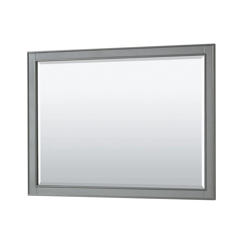 Deborah 48" Free Standing Single Vanity Set with Wood Cabinet, Marble Vanity Top, and Framed Mirror - image 5