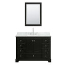 Deborah 48" Free Standing Single Vanity Set with Wood Cabinet, Marble Vanity Top, and Medicine Cabinet - image 18