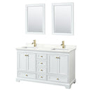 Deborah 60" Free Standing Double Basin Vanity Set with Cabinet, Quartz Vanity Top, and Framed Mirror - image 18