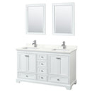 Deborah 60" Free Standing Double Basin Vanity Set with Cabinet, Quartz Vanity Top, and Framed Mirror - image 20