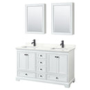 Deborah 60" Free Standing Double Basin Vanity Set with Cabinet, Quartz Vanity Top, and Medicine Cabinet - image 15