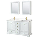 Deborah 60" Free Standing Double Basin Vanity Set with Cabinet, Quartz Vanity Top, and Medicine Cabinet - image 19