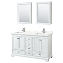 Deborah 60" Free Standing Double Basin Vanity Set with Cabinet, Quartz Vanity Top, and Medicine Cabinet - image 20