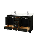 Deborah 60" Free Standing Double Basin Vanity Set with Cabinet and Quartz Vanity Top - image 3