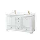 Deborah 60" Free Standing Double Basin Vanity Set with Cabinet and Quartz Vanity Top - image 16
