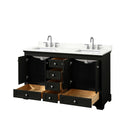 Deborah 60" Free Standing Double Basin Vanity Set with Cabinet and Quartz Vanity Top - image 3