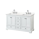 Deborah 60" Free Standing Double Basin Vanity Set with Cabinet and Quartz Vanity Top - image 18
