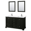 Deborah 60" Free Standing Double Basin Vanity Set with Cultured Marble Vanity Top and Framed Mirror - image 20