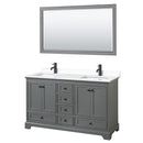 Deborah 60" Free Standing Double Basin Vanity Set with Cultured Marble Vanity Top and Framed Mirror - image 19