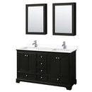 Deborah 60" Free Standing Double Basin Vanity Set with Cultured Marble Vanity Top and Framed Mirror - image 19