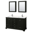 Deborah 60" Free Standing Double Basin Vanity Set with Cultured Marble Vanity Top and Framed Mirror - image 20