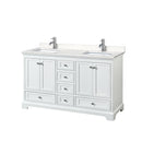Deborah 60" Free Standing Double Basin Vanity Set with Cultured Marble Vanity Top - image 9
