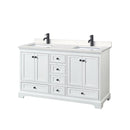 Deborah 60" Free Standing Double Basin Vanity Set with Cultured Marble Vanity Top - image 13