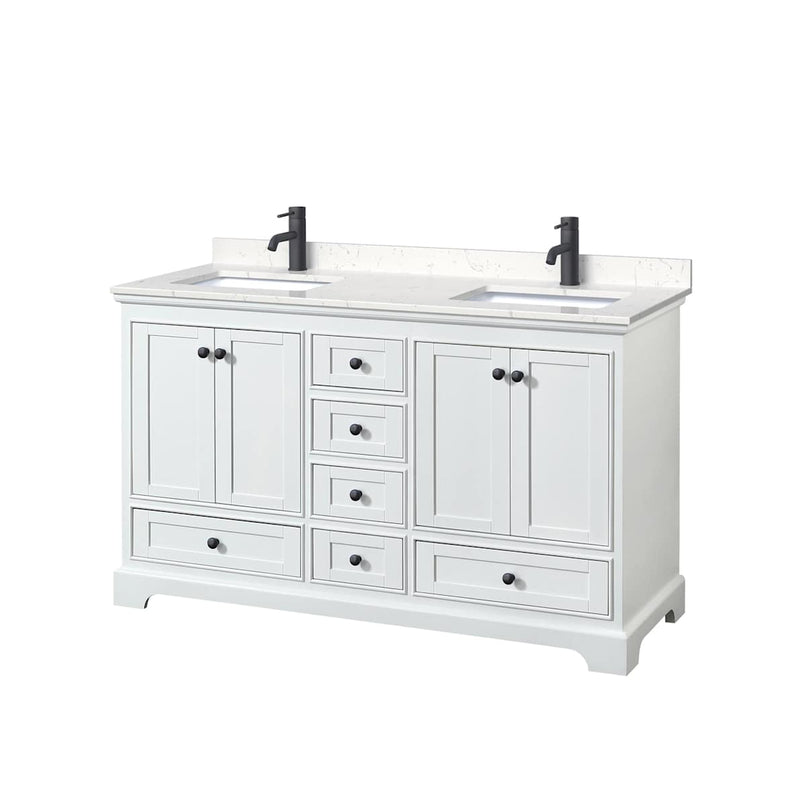 Deborah 60" Free Standing Double Basin Vanity Set with Cultured Marble Vanity Top - image 13