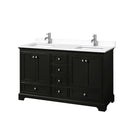 Deborah 60" Free Standing Double Basin Vanity Set with Cultured Marble Vanity Top - image 17