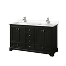 Deborah 60" Free Standing Double Basin Vanity Set with Cultured Marble Vanity Top - image 18