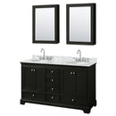 Deborah 60" Free Standing Double Vanity Set with Wood Cabinet, Marble Vanity Top, and Medicine Cabinet - image 14