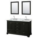Deborah 60" Free Standing Double Vanity Set with Wood Cabinet, Marble Vanity Top, and Framed Mirror - image 13
