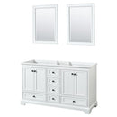 Deborah 59-1/4" Double Free Standing Wood Vanity Cabinet - Less Vanity Top - image 1