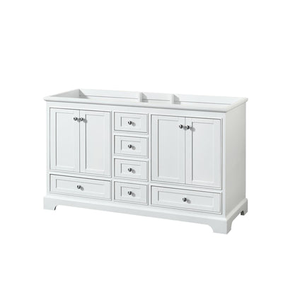 Deborah 59-1/4" Double Free Standing Wood Vanity Cabinet Only - Less Vanity Top - image 1