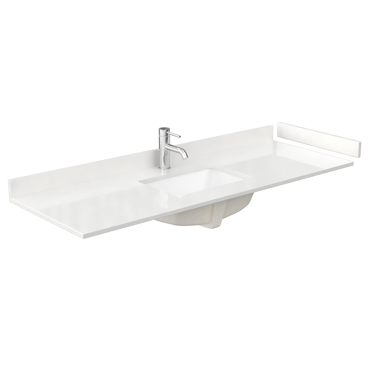 Deborah 60" Free Standing Single Basin Vanity Set with Cabinet, Quartz Vanity Top, and Medicine Cabinet - image 5