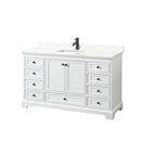 Deborah 60" Free Standing Single Basin Vanity Set with Cabinet and Quartz Vanity Top - image 13