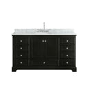 Deborah 60" Free Standing Single Vanity Set with Wood Cabinet and Marble Vanity Top - image 13