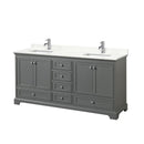Deborah 72" Free Standing Double Basin Vanity Set with Cabinet and Quartz Vanity Top - image 11