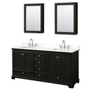 Deborah 72" Free Standing Double Basin Vanity Set with Cabinet, Quartz Vanity Top, and Medicine Cabinet - image 9