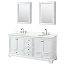 Deborah 72" Free Standing Double Basin Vanity Set with Cabinet, Quartz Vanity Top, and Medicine Cabinet - image 20