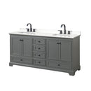 Deborah 72" Free Standing Double Basin Vanity Set with Cabinet and Quartz Vanity Top - image 10